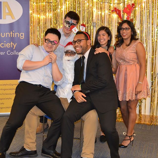 Our Holiday Dinner was a success! A great way to wind down before finals. #accountingsociety #holidyseason #hunter #finalsarehere